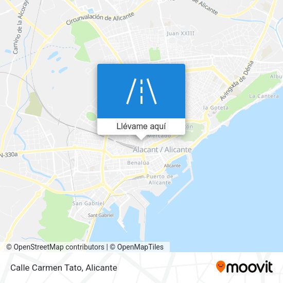 Mapa Calle Carmen Tato