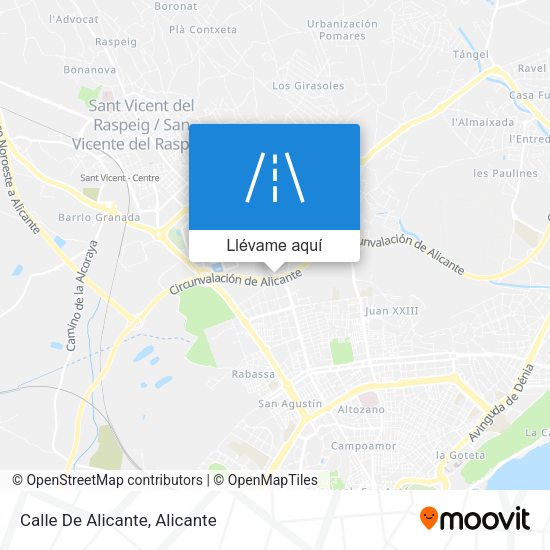 Mapa Calle De Alicante