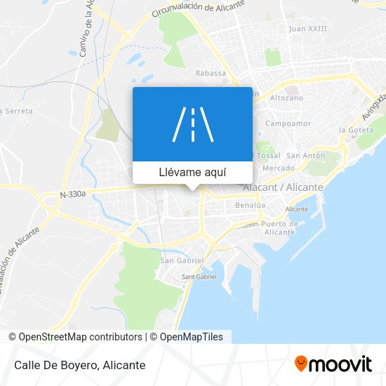 Mapa Calle De Boyero