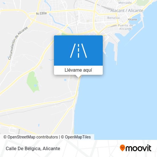 Mapa Calle De Bélgica