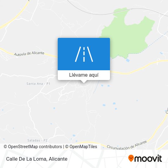Mapa Calle De La Loma