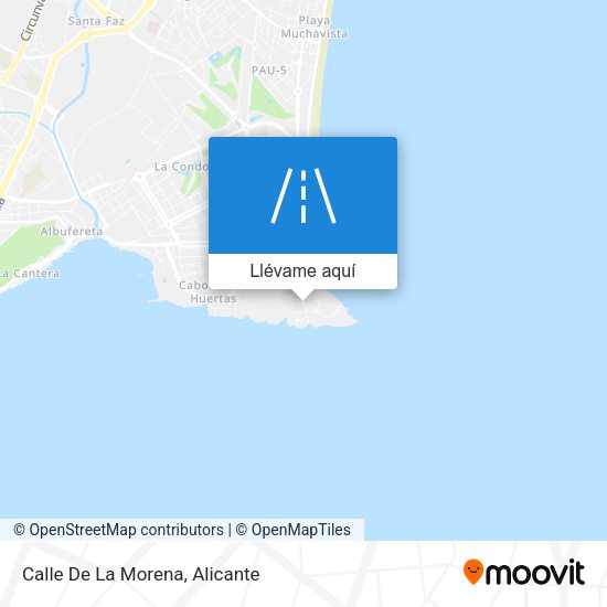 Mapa Calle De La Morena