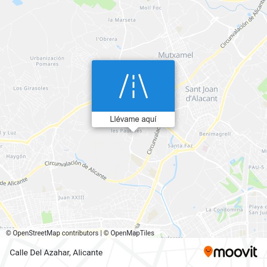 Mapa Calle Del Azahar