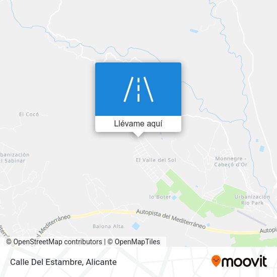 Mapa Calle Del Estambre
