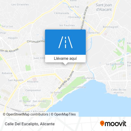 Mapa Calle Del Eucalipto