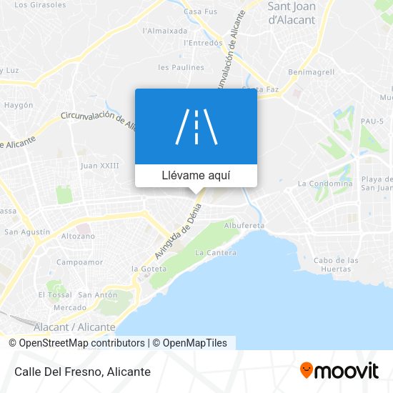 Mapa Calle Del Fresno