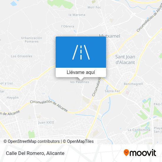 Mapa Calle Del Romero