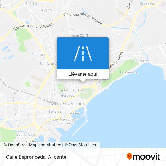 Mapa Calle Espronceda