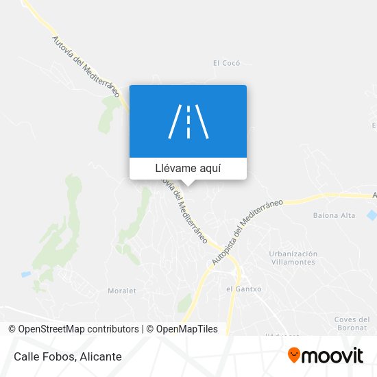 Mapa Calle Fobos