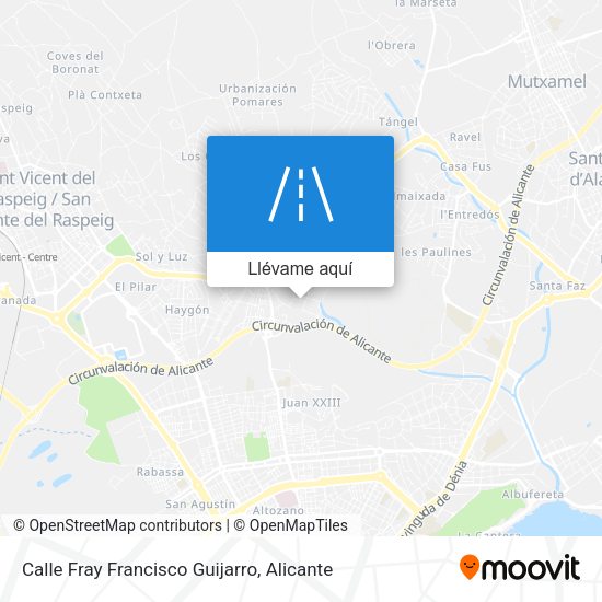 Mapa Calle Fray Francisco Guijarro