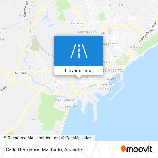 Mapa Calle Hermanos Machado