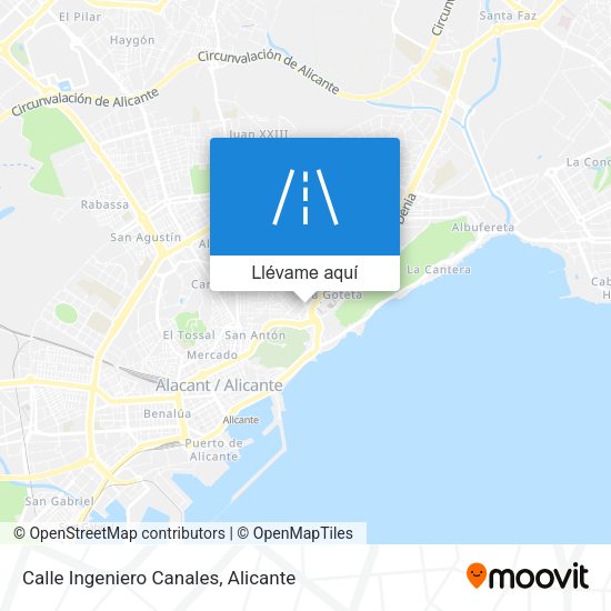 Mapa Calle Ingeniero Canales