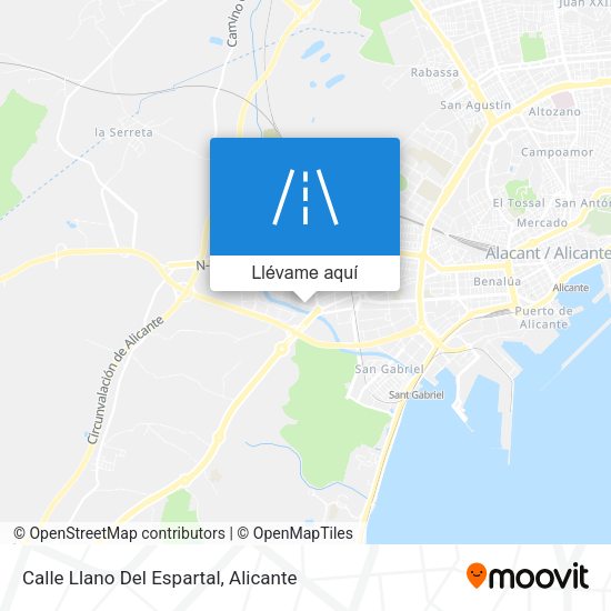 Mapa Calle Llano Del Espartal