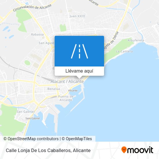 Mapa Calle Lonja De Los Caballeros