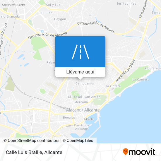 Mapa Calle Luis Braille