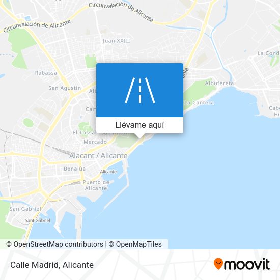 Mapa Calle Madrid
