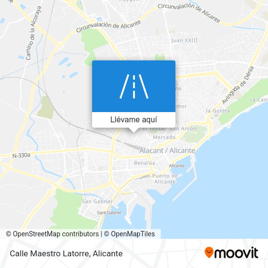 Mapa Calle Maestro Latorre