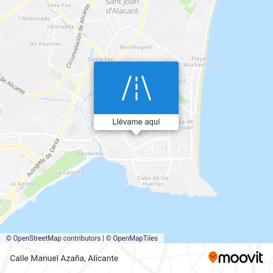 Mapa Calle Manuel Azaña