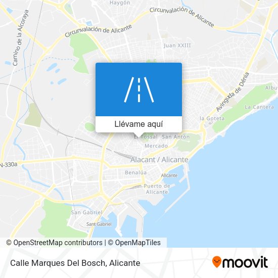 Mapa Calle Marques Del Bosch