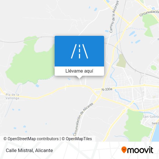 Mapa Calle Mistral