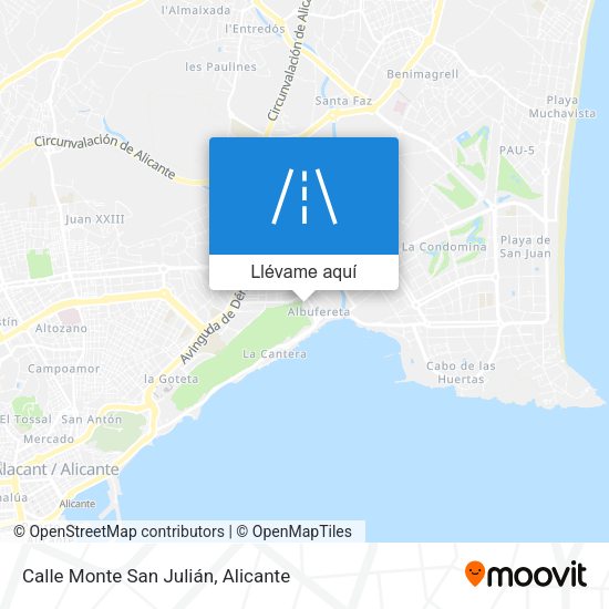 Mapa Calle Monte San Julián