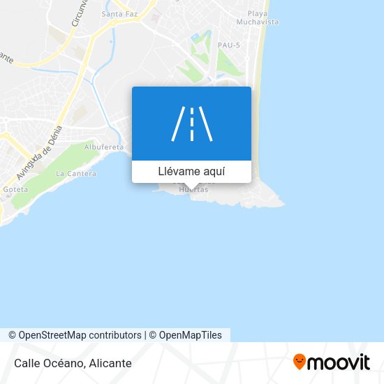 Mapa Calle Océano