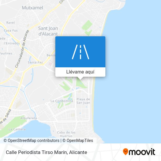 Mapa Calle Periodista Tirso Marín