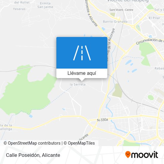 Mapa Calle Poseidón