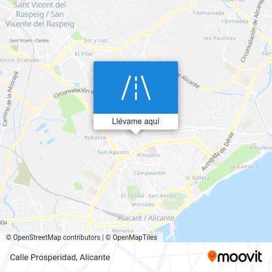 Mapa Calle Prosperidad