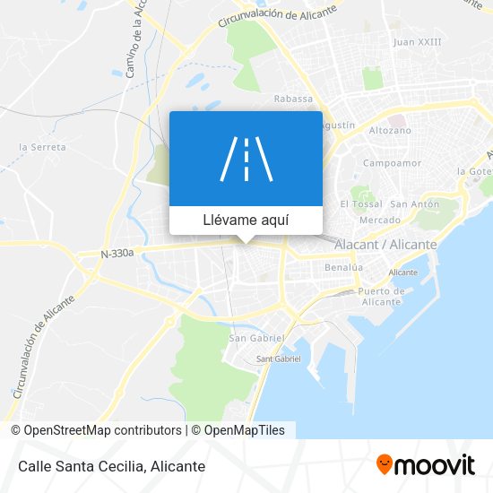Mapa Calle Santa Cecilia