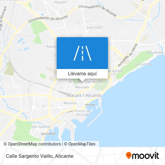 Mapa Calle Sargento Vaillo