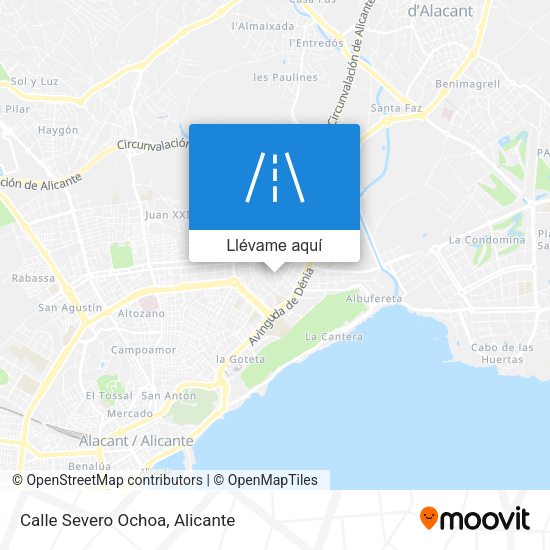 Mapa Calle Severo Ochoa