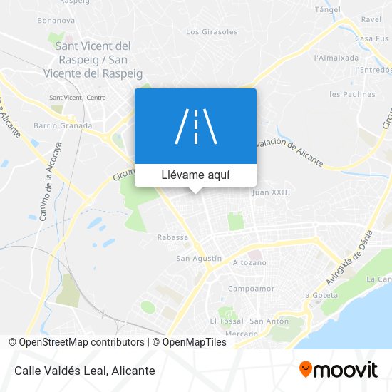Mapa Calle Valdés Leal