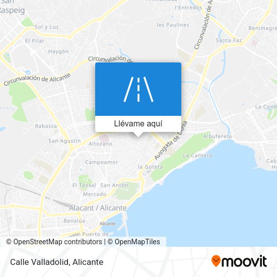 Mapa Calle Valladolid