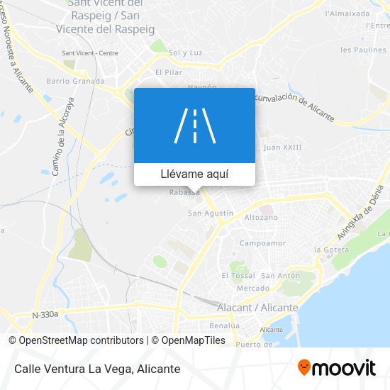 Mapa Calle Ventura La Vega