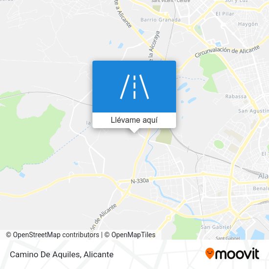 Mapa Camino De Aquiles