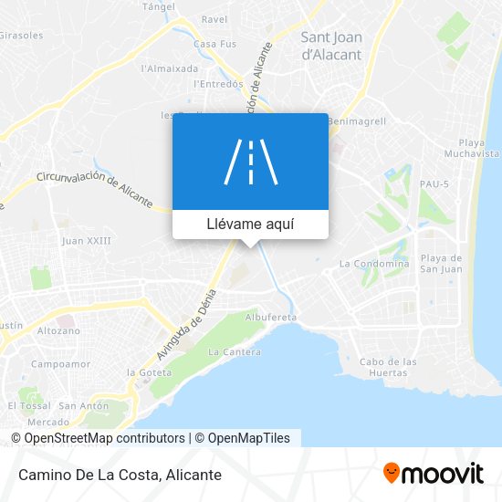 Mapa Camino De La Costa