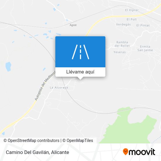 Mapa Camino Del Gavilán