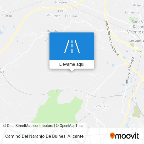 Mapa Camino Del Naranjo De Bulnes