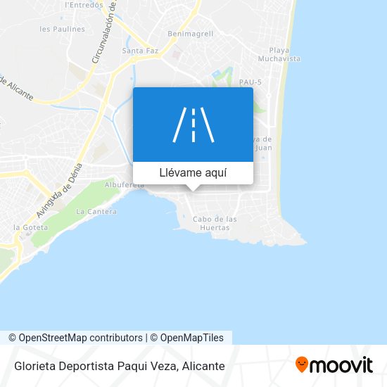 Mapa Glorieta Deportista Paqui Veza