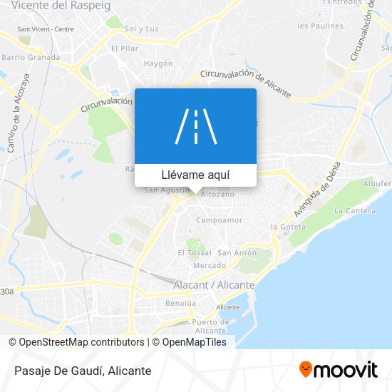 Mapa Pasaje De Gaudí