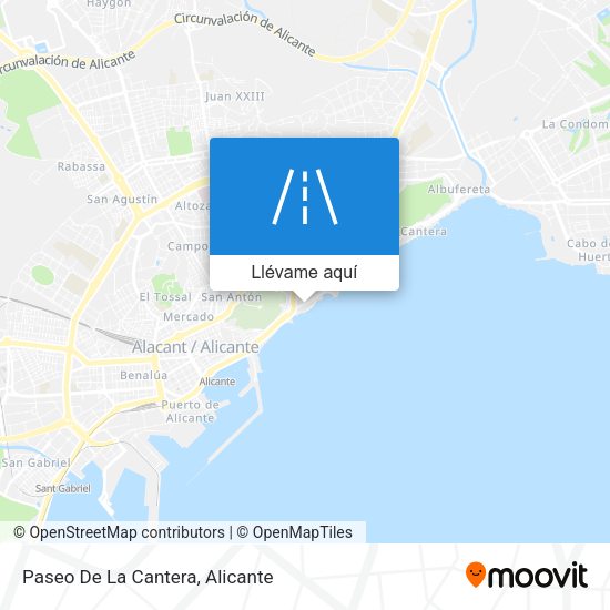 Mapa Paseo De La Cantera