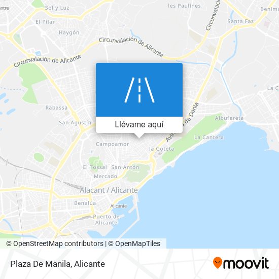 Mapa Plaza De Manila