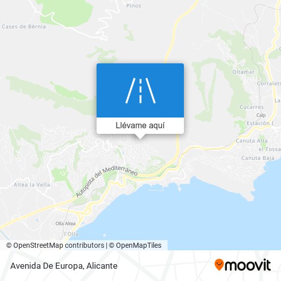 Mapa Avenida De Europa