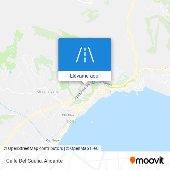 Mapa Calle Del Caulia