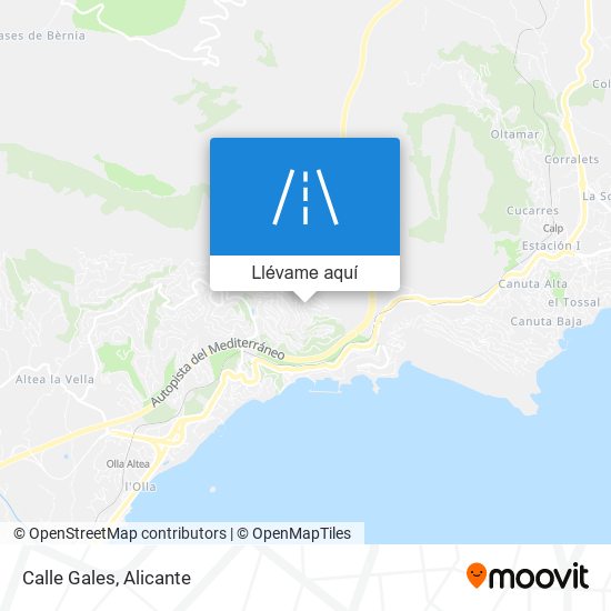 Mapa Calle Gales