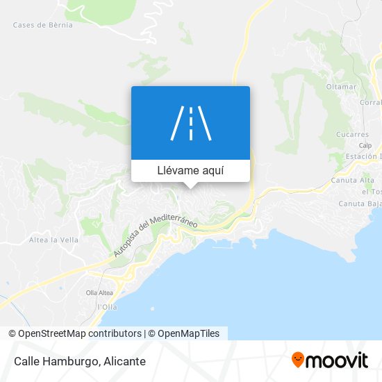 Mapa Calle Hamburgo