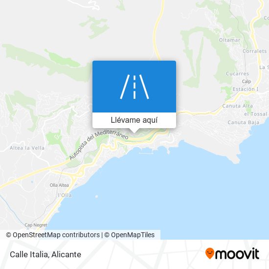 Mapa Calle Italia