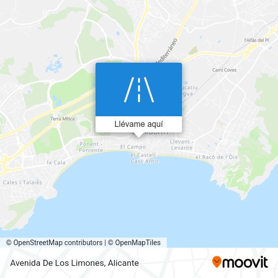 Mapa Avenida De Los Limones