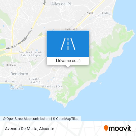 Mapa Avenida De Malta